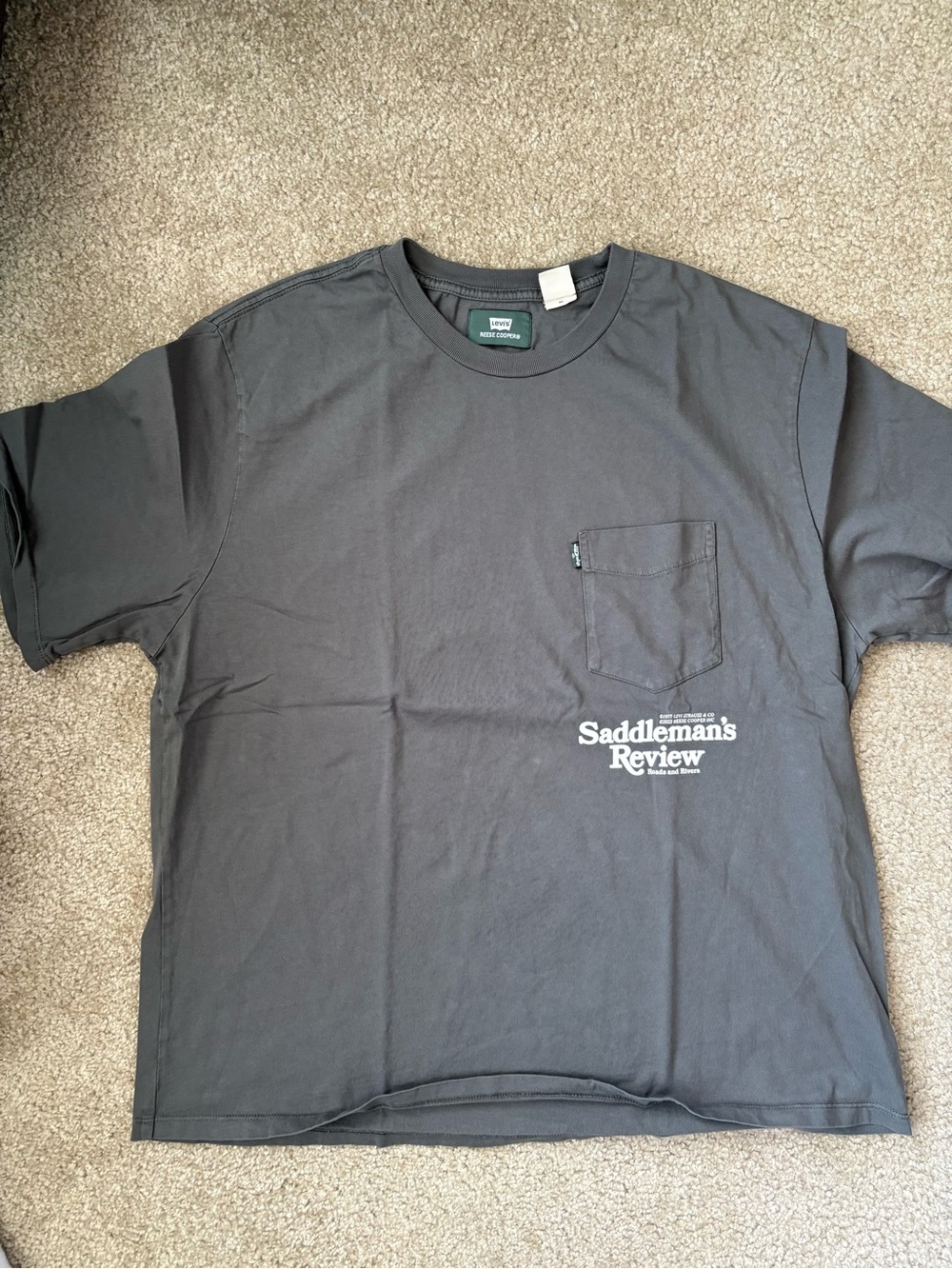 Reese Cooper x Levi’s Pocket T-Shirt - Charcoal